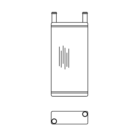 Volvo B9TL heater matrix demister